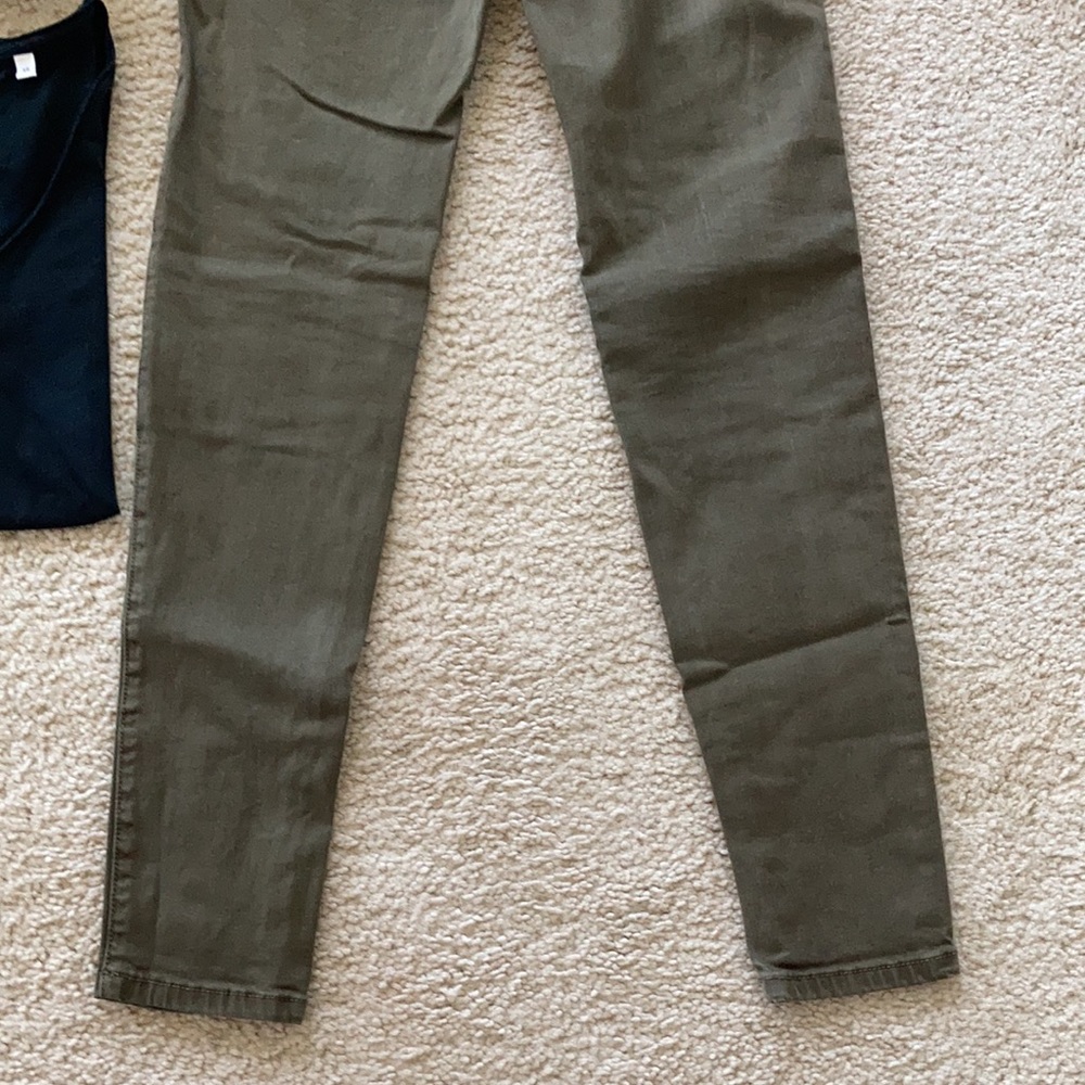 Wish List Jeans Olive Colored Jeans - Picture 7 of 8